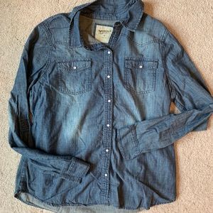 Button up denim shirt